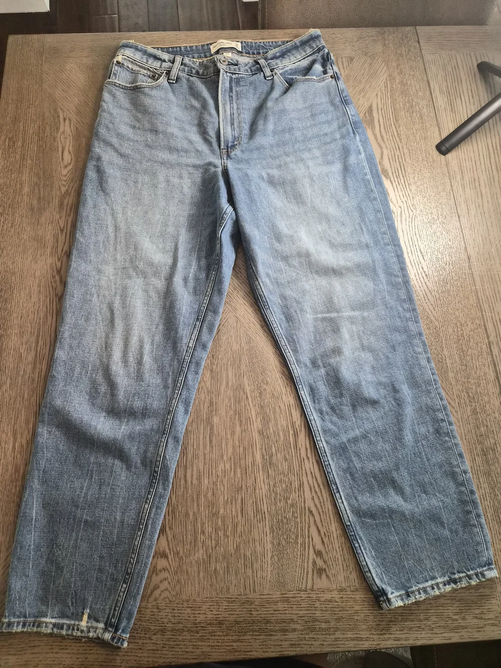 Abercrombie & Fitch Light Blue Straight-Leg Jeans